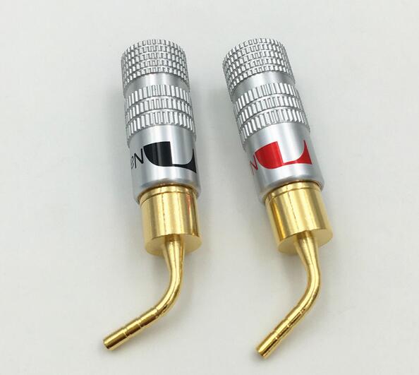 24K Gold Nakamichi Speaker Pin 2mm Banana Plugs