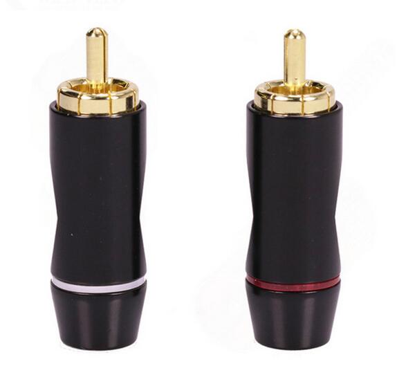 Gold Plated RCA Male Plug