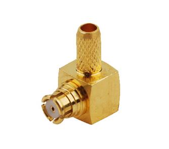 SMP Crimp Jack Female Right Angle Connector