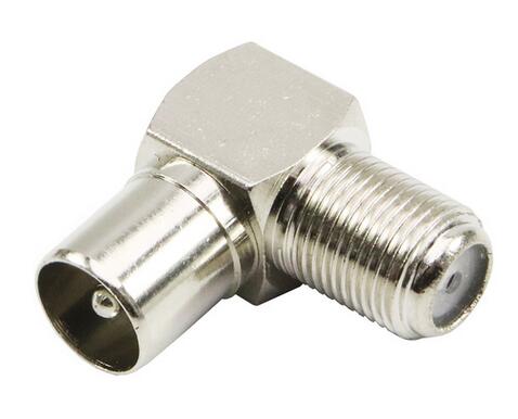 F Female Jack to IEC PAL DVB-T TV Male Plug Pin