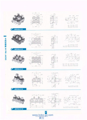 AV pin jacks