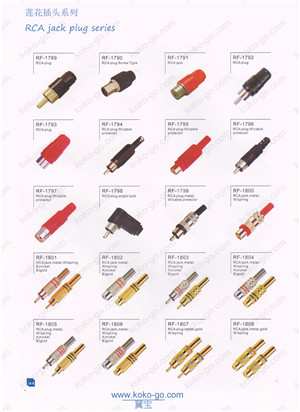 RCA Jack Plug series