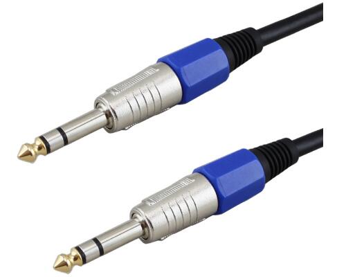 6.35mm male to male audio cable